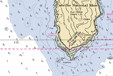 Part of \'Approaches to San Diego Bay\', chart 18772
