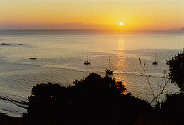 Santa Cruz Island sunrise